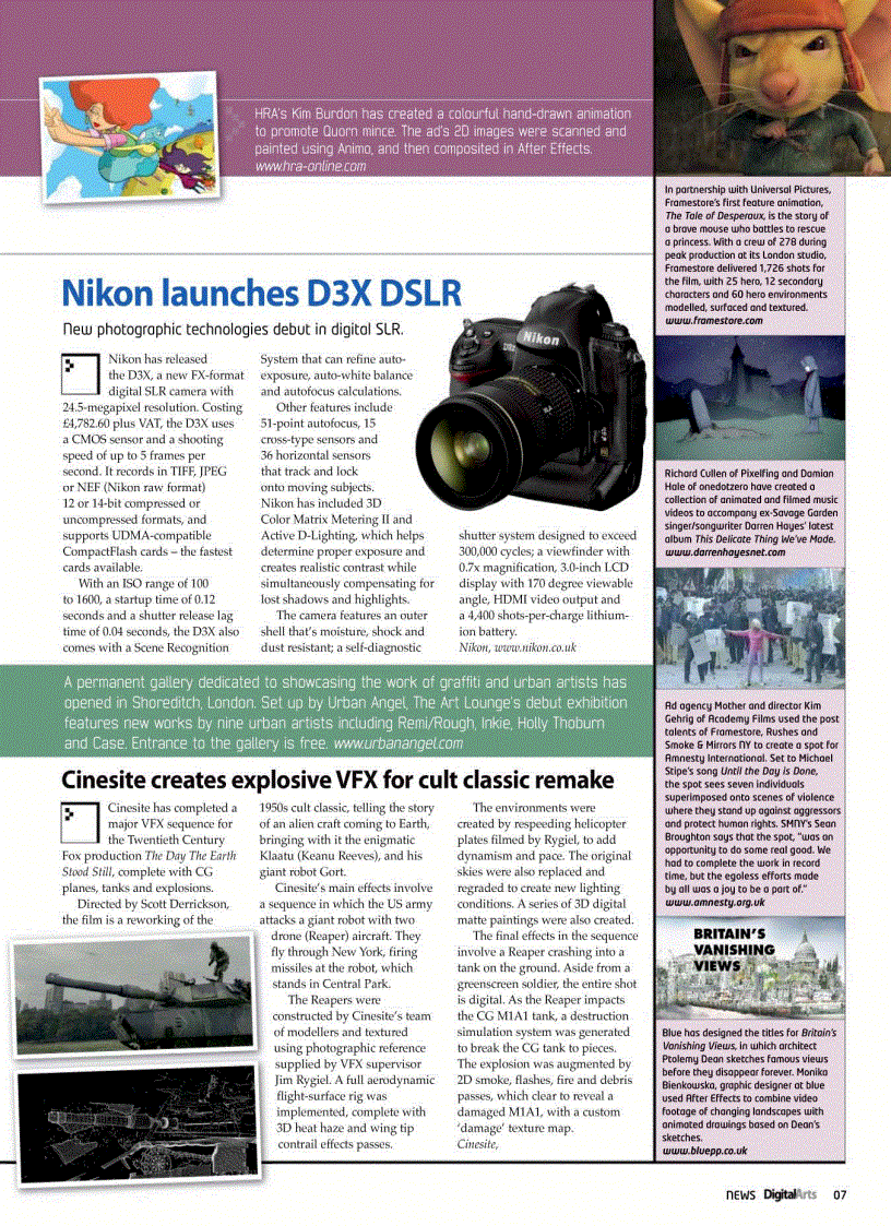 image for page Digital Arts Magazine February 2009