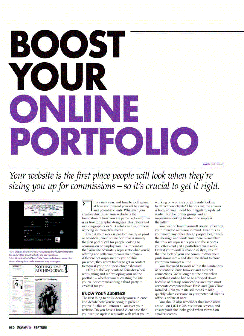 image for page Digital Arts Magazine February 2009