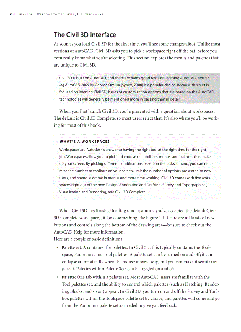 image for page Introducing AutoCAD Civil 3D 2009