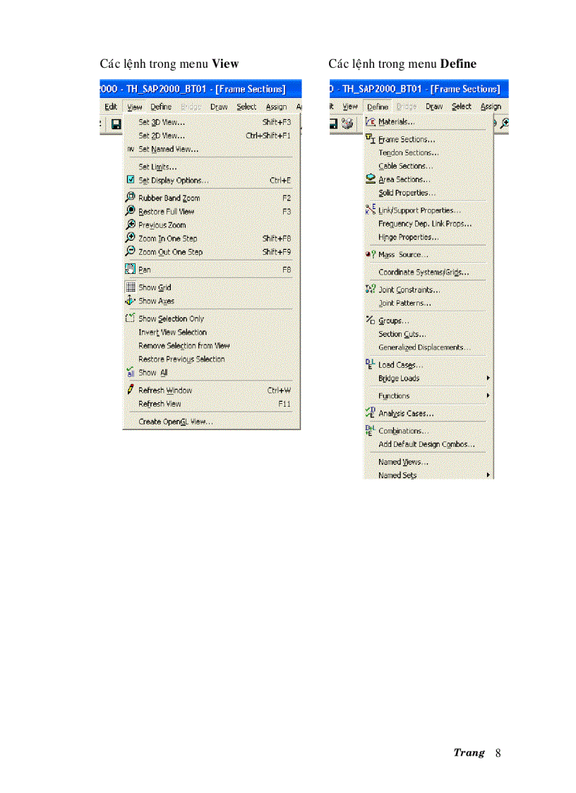 image for page Sử dụng SAP2000 v9 03