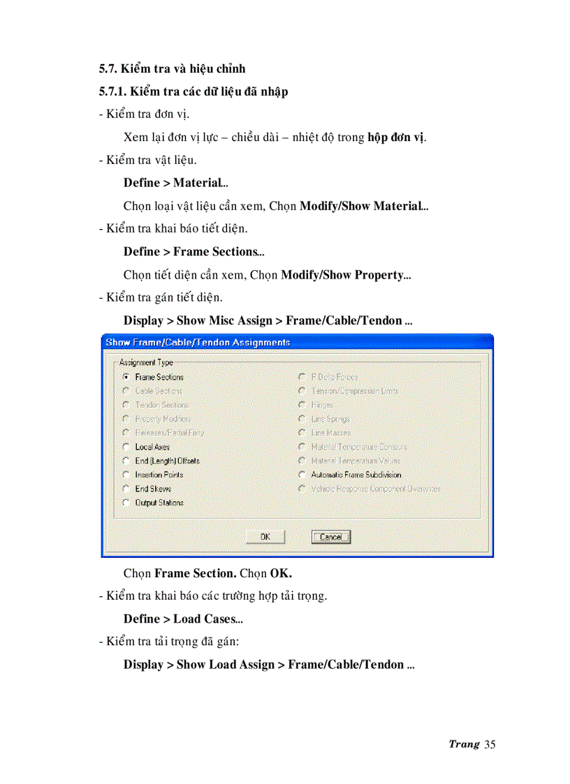 image for page Sử dụng SAP2000 v9 03
