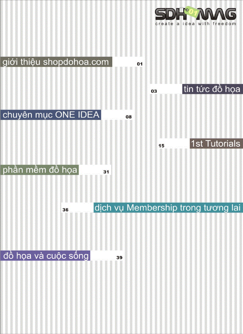 image for page Tạp chí đồ họa SDH Issue 1 Tháng 9