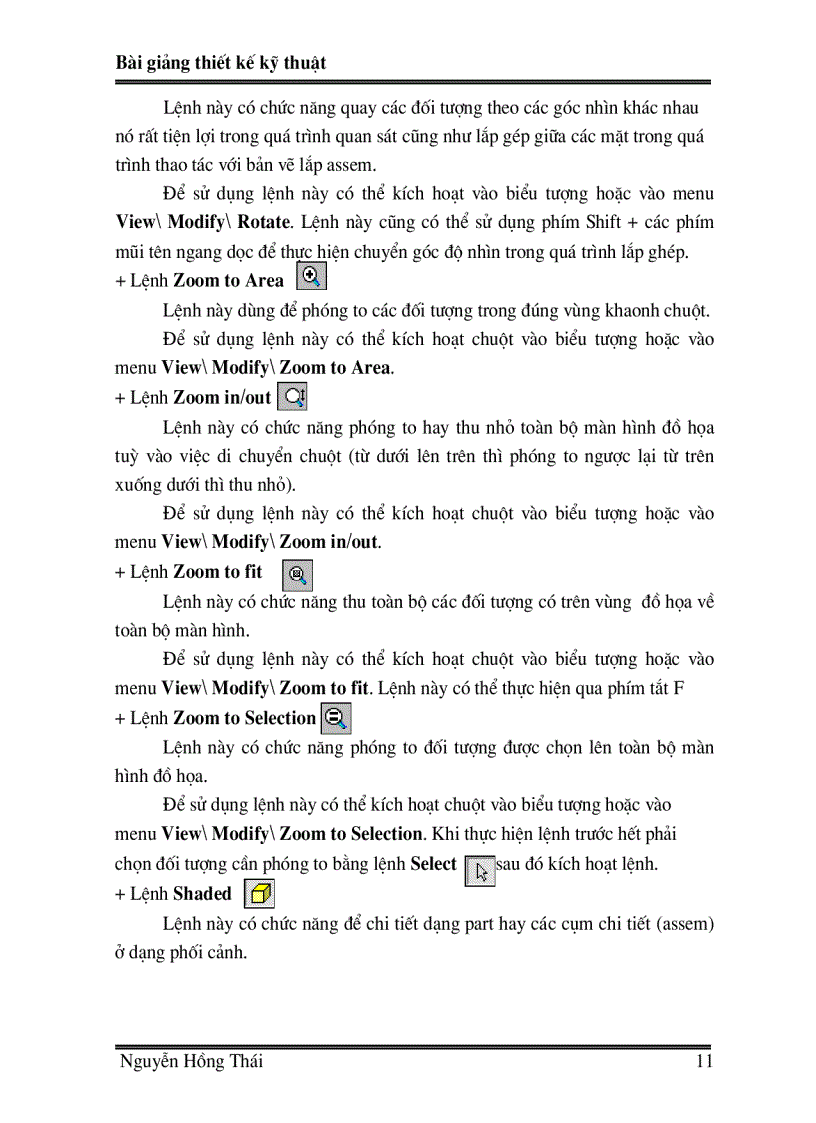 image for page Giáo trình SolidWorks