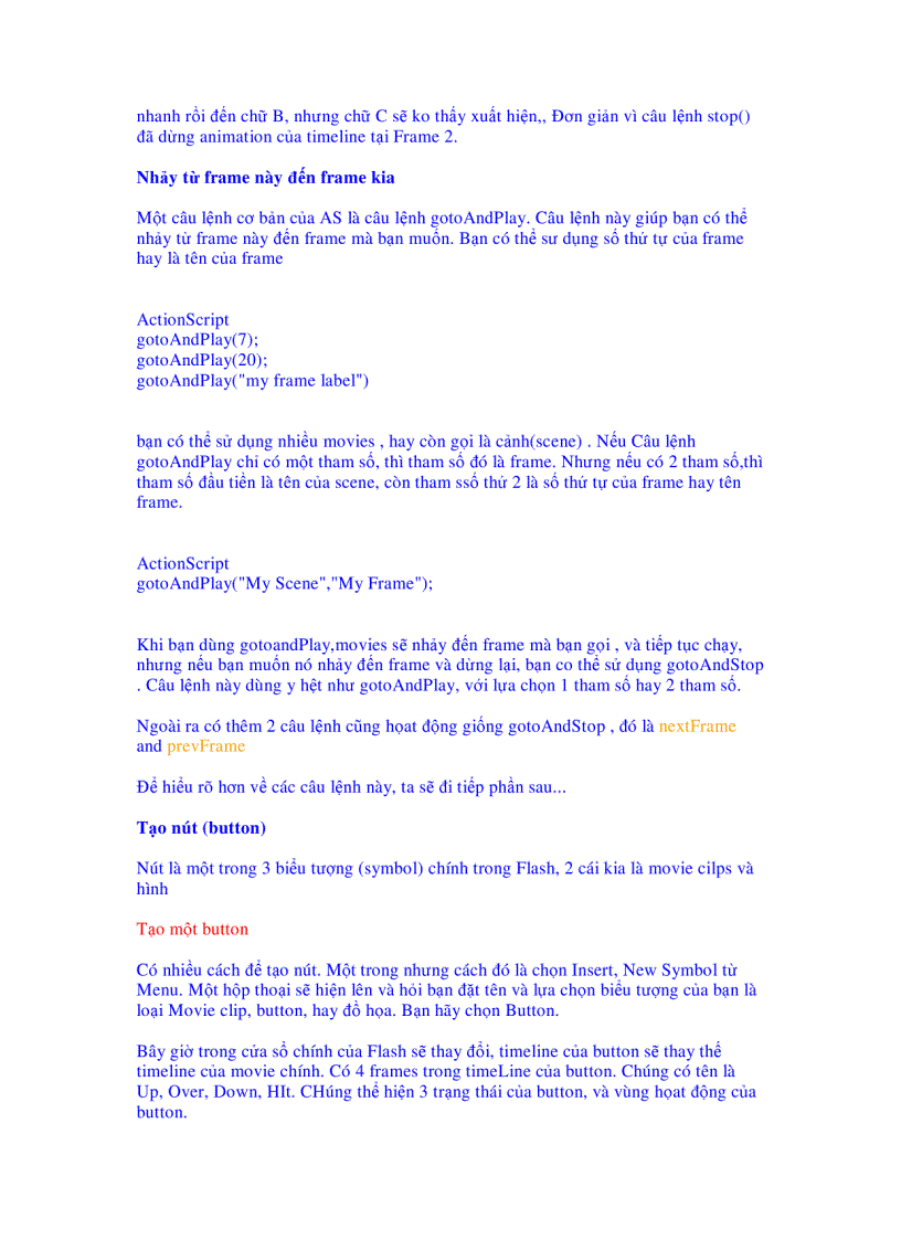 image for page Giáo trình học Flash trong 24h