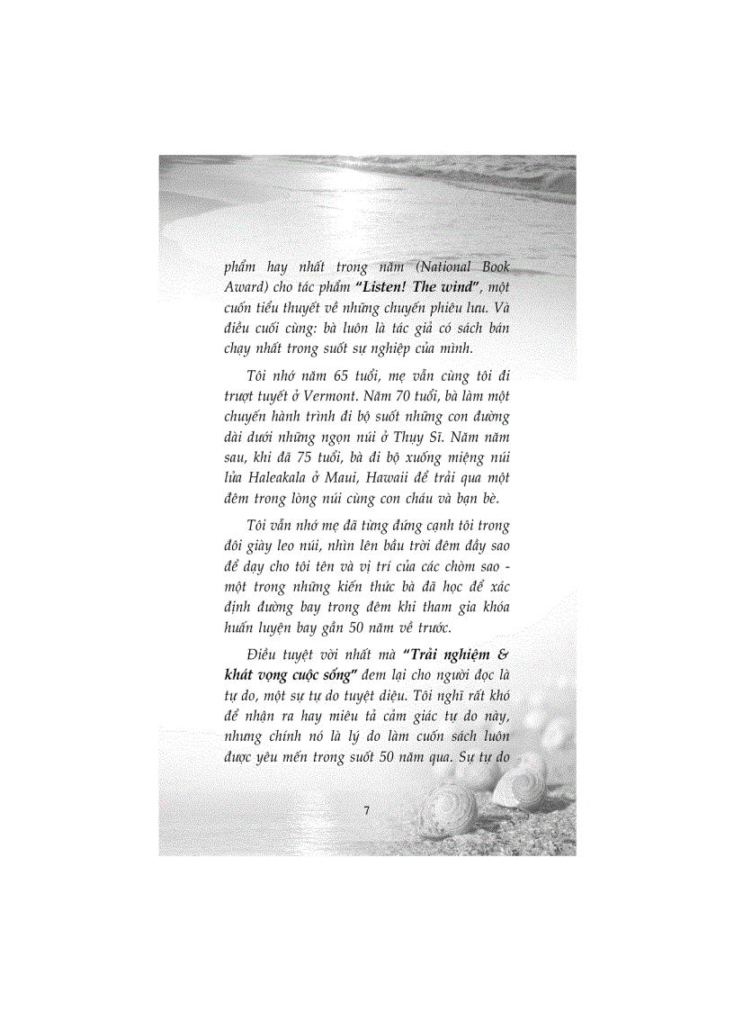 image for page Trải nghiệm và khát vọng cuộc sống