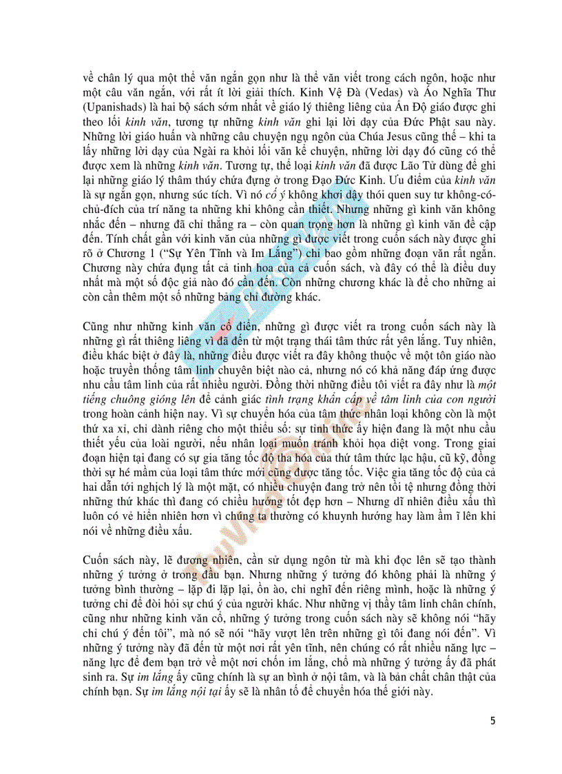 image for page Sức mạnh của tĩnh lặng