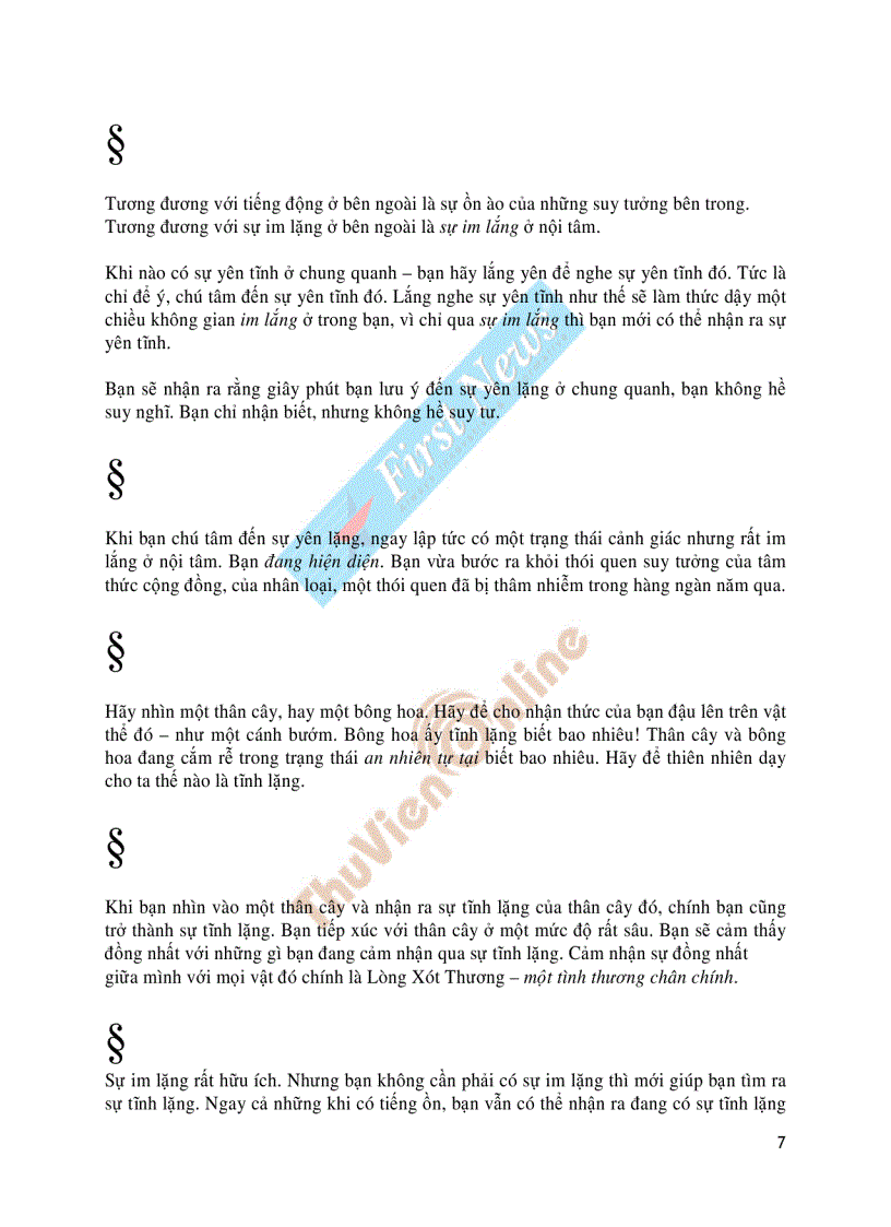 image for page Sức mạnh của tĩnh lặng