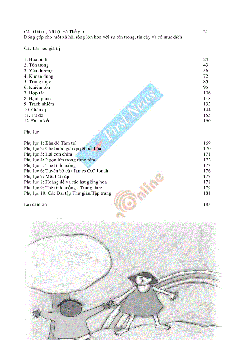 image for page Những giá trị sống cho tuổi trẻ