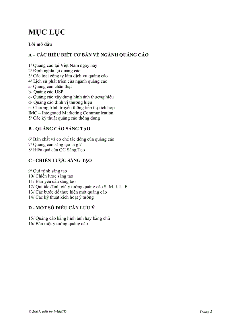 image for page Quảng cáo sáng tạo