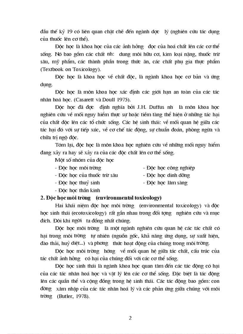 image for page Độc học môi trường