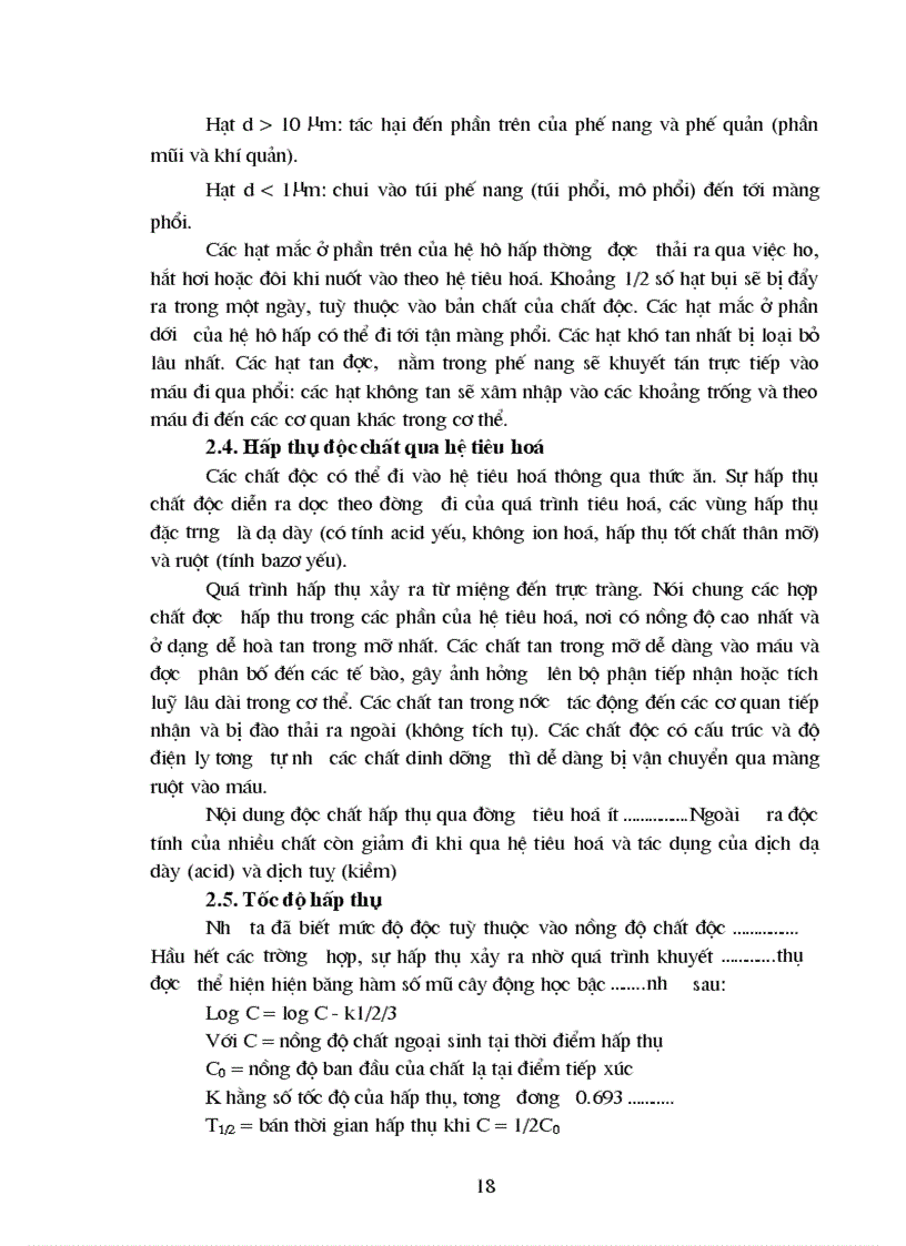 image for page Độc học môi trường