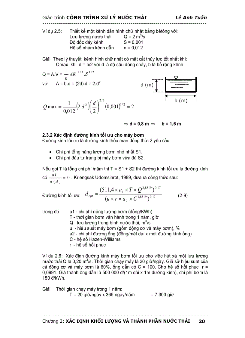 image for page Bài giảng Hệ thống công trình xử lý nước thải