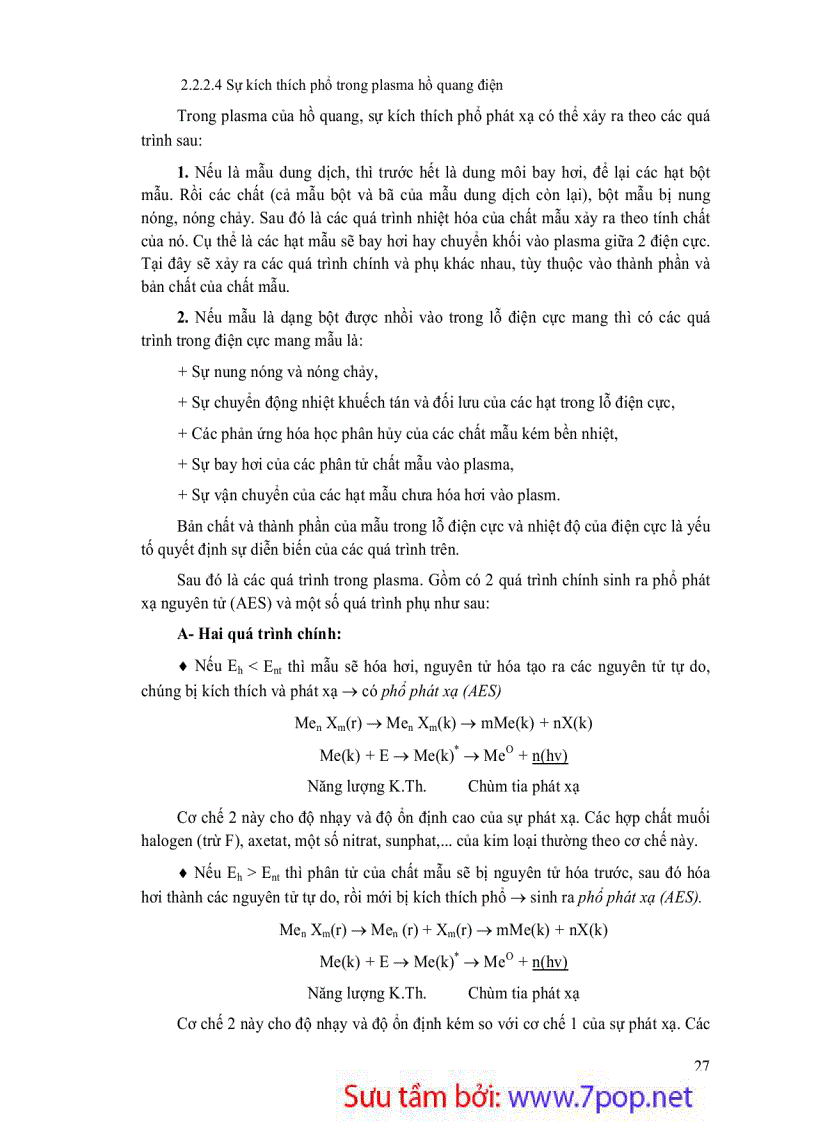 image for page Phương Pháp Phân Tích Phổ Nguyên Tử Giáo trình và tài liệu