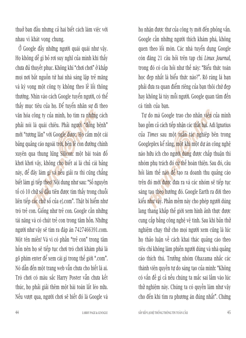 image for page Larry Page và Google Sắp xếp lại hệ thống thông tin toàn cầu