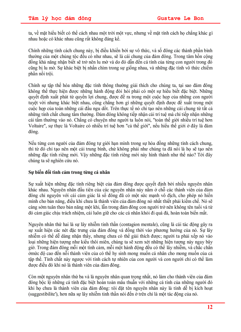 image for page Tâm Lý Học Đám Đông