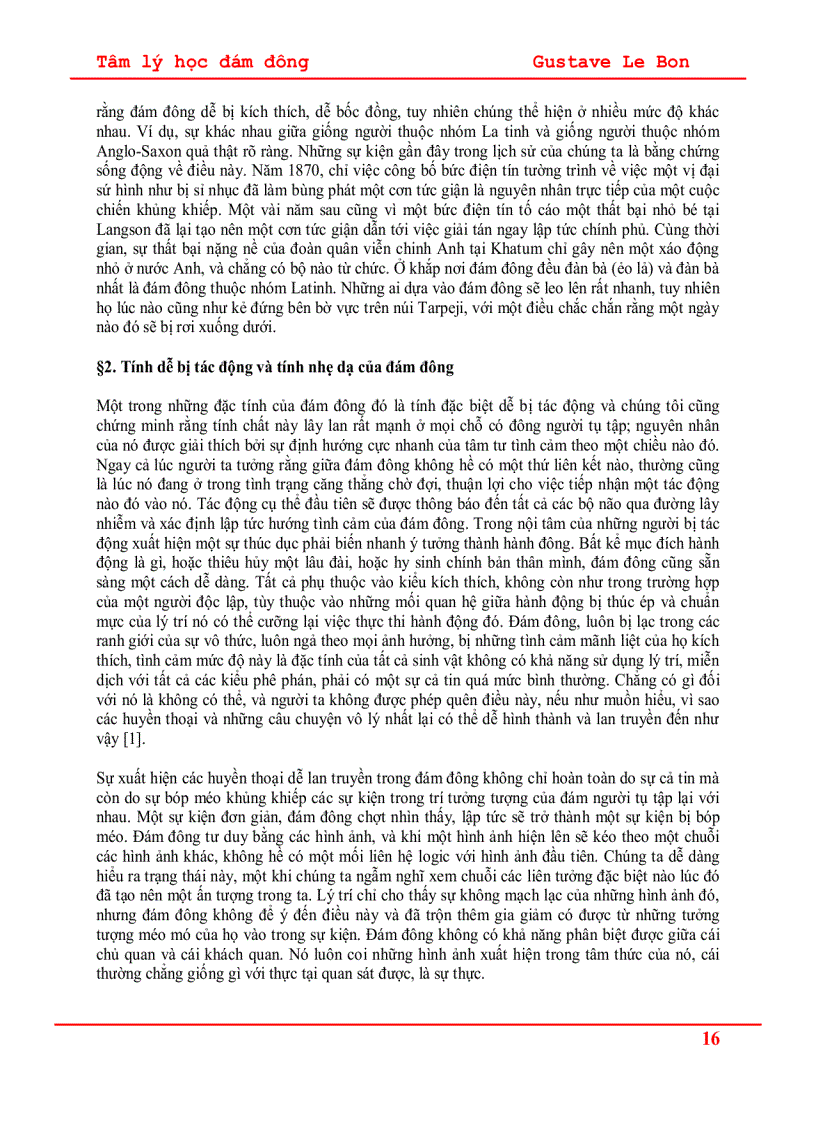 image for page Tâm Lý Học Đám Đông