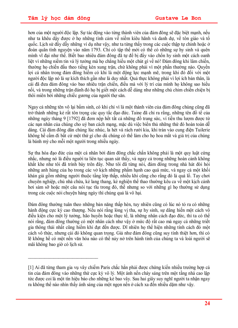 image for page Tâm Lý Học Đám Đông