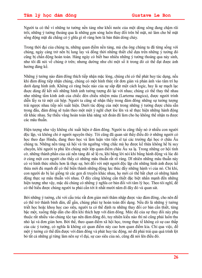 image for page Tâm Lý Học Đám Đông