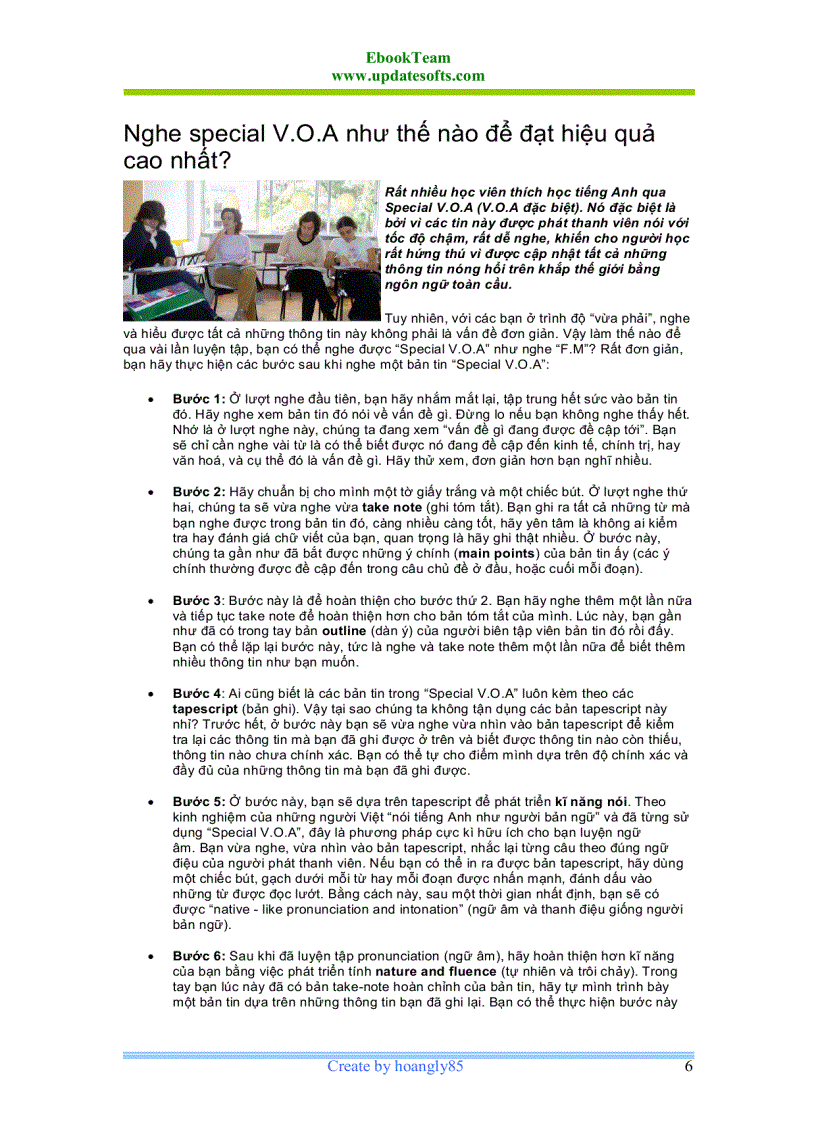 image for page Kinh nghiệm học tiếng anh mọi lứa tuổi gồm 58 trang