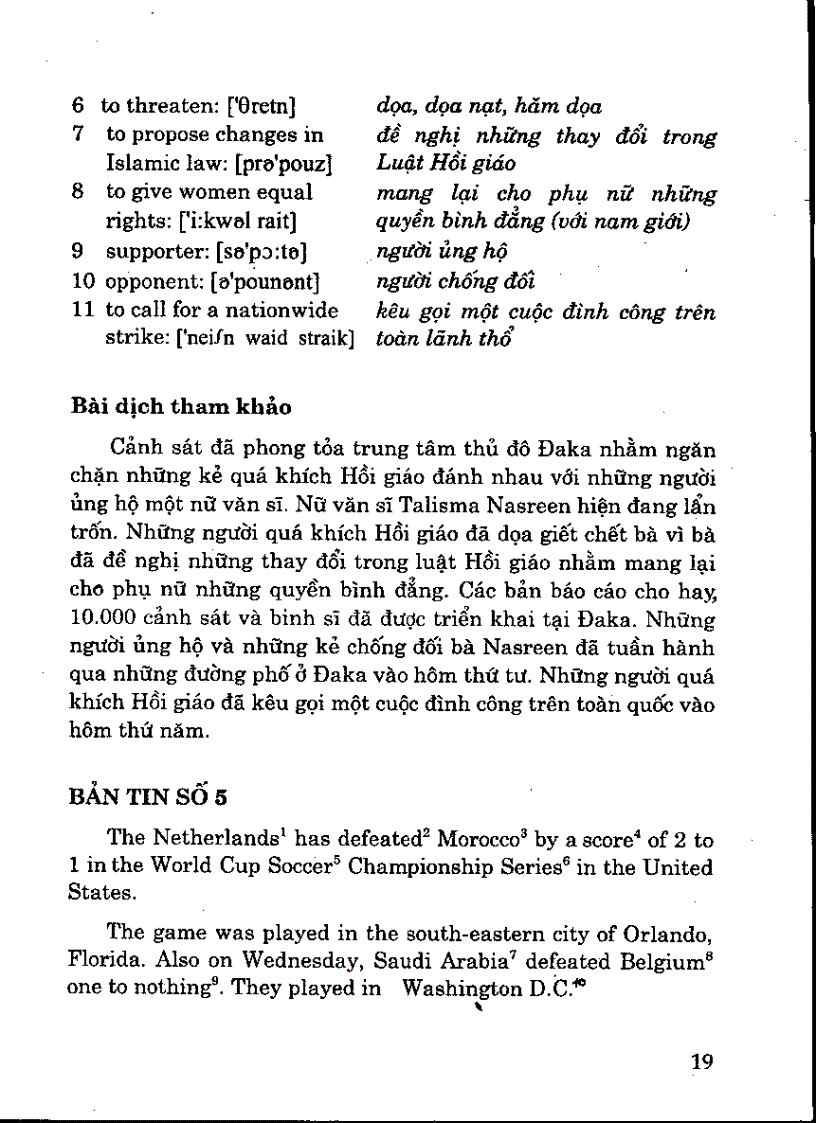 image for page Hướng dẫn dọc và dịch báo chí Anh Việt