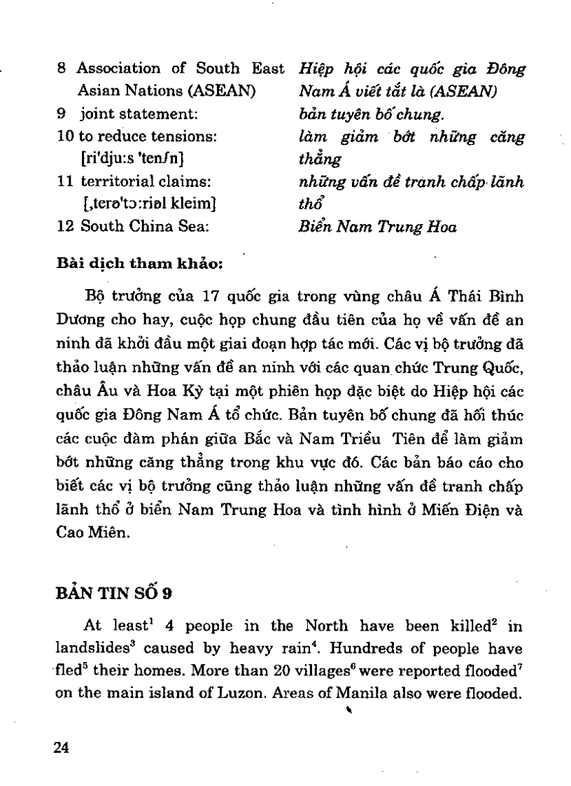 image for page Hướng dẫn dọc và dịch báo chí Anh Việt