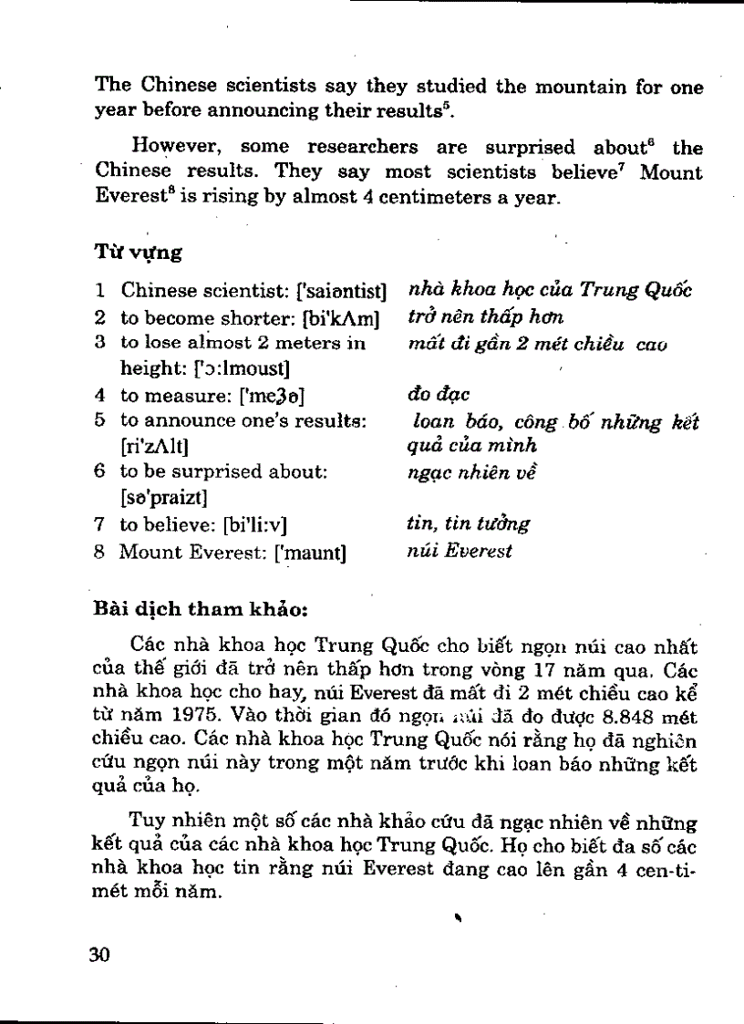 image for page Hướng dẫn dọc và dịch báo chí Anh Việt
