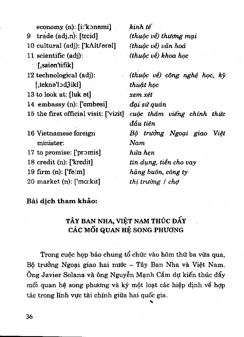 image for page Hướng dẫn dọc và dịch báo chí Anh Việt