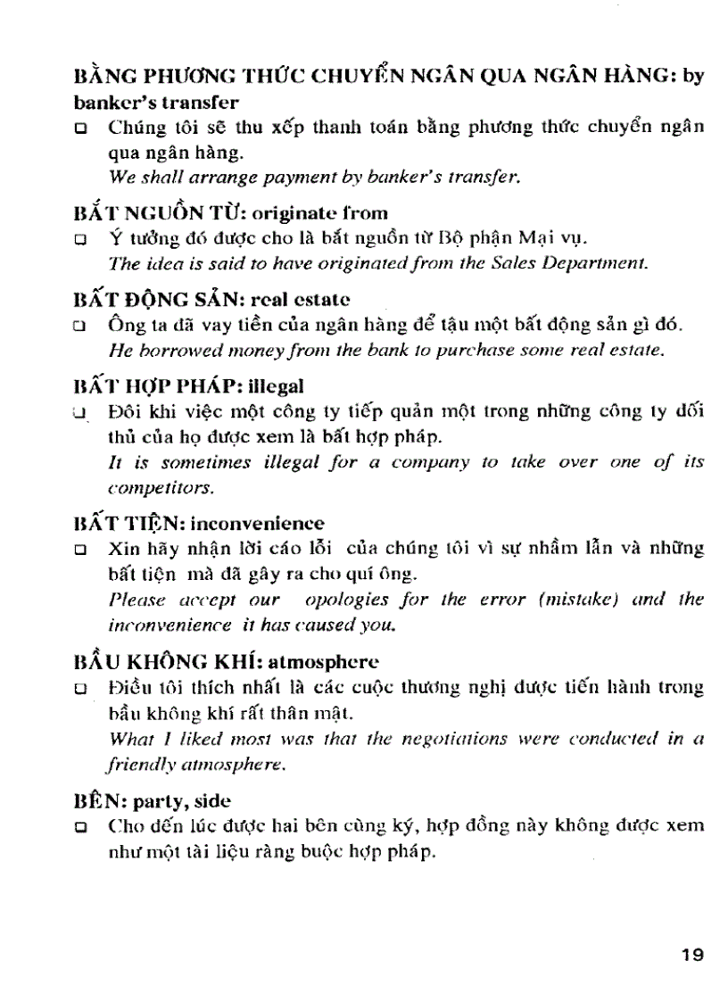 image for page Viet Anh Cách dùng từ ngữ và thuật ngữ kinh tế thương mại