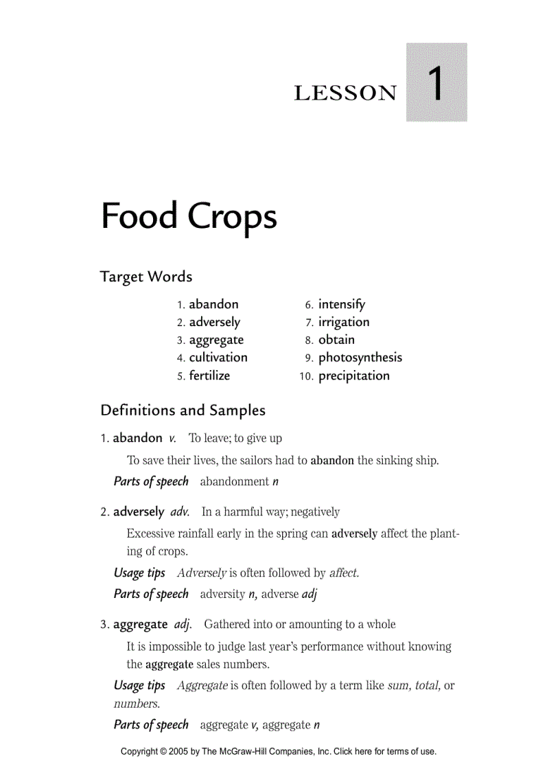 image for page 400 Must have Words for the TOEFL