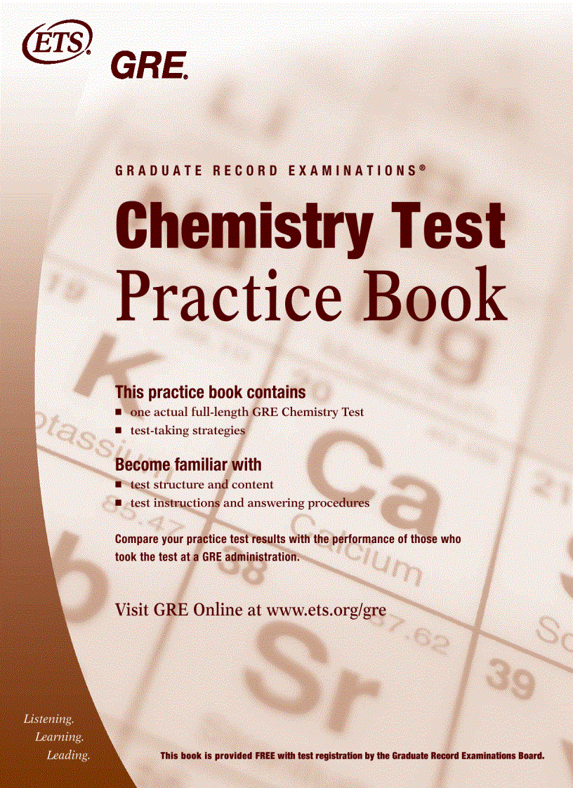 image for page Chemistry Test Practice Book Các bài test ngoại ngữ về hóa học