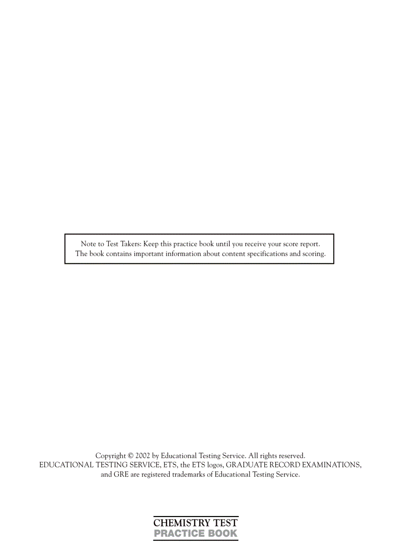 image for page Chemistry Test Practice Book Các bài test ngoại ngữ về hóa học