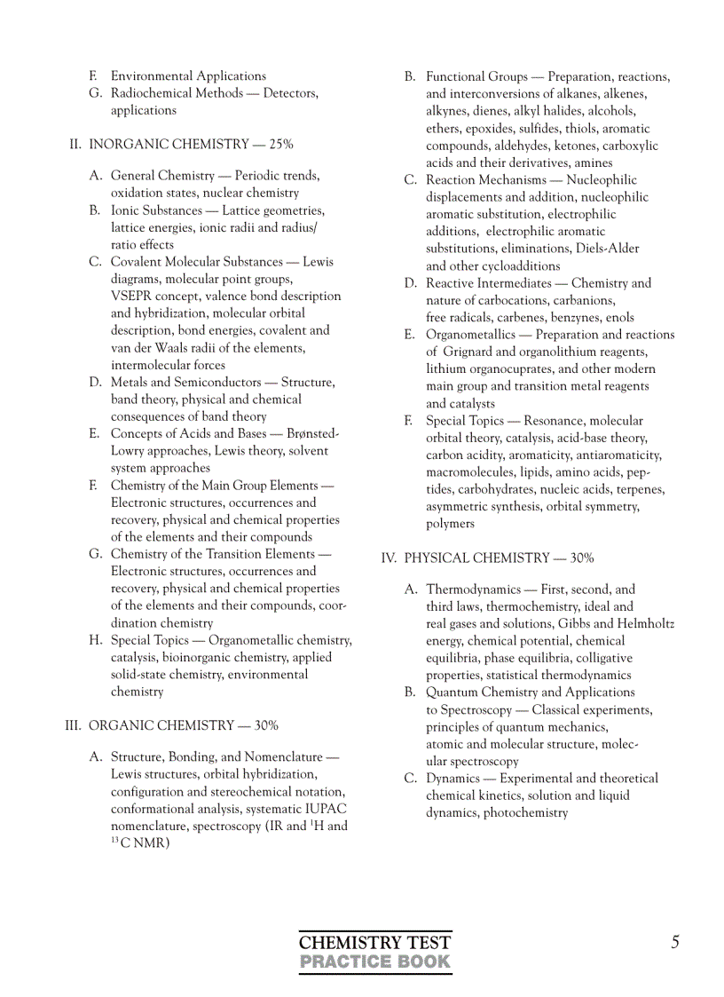 image for page Chemistry Test Practice Book Các bài test ngoại ngữ về hóa học