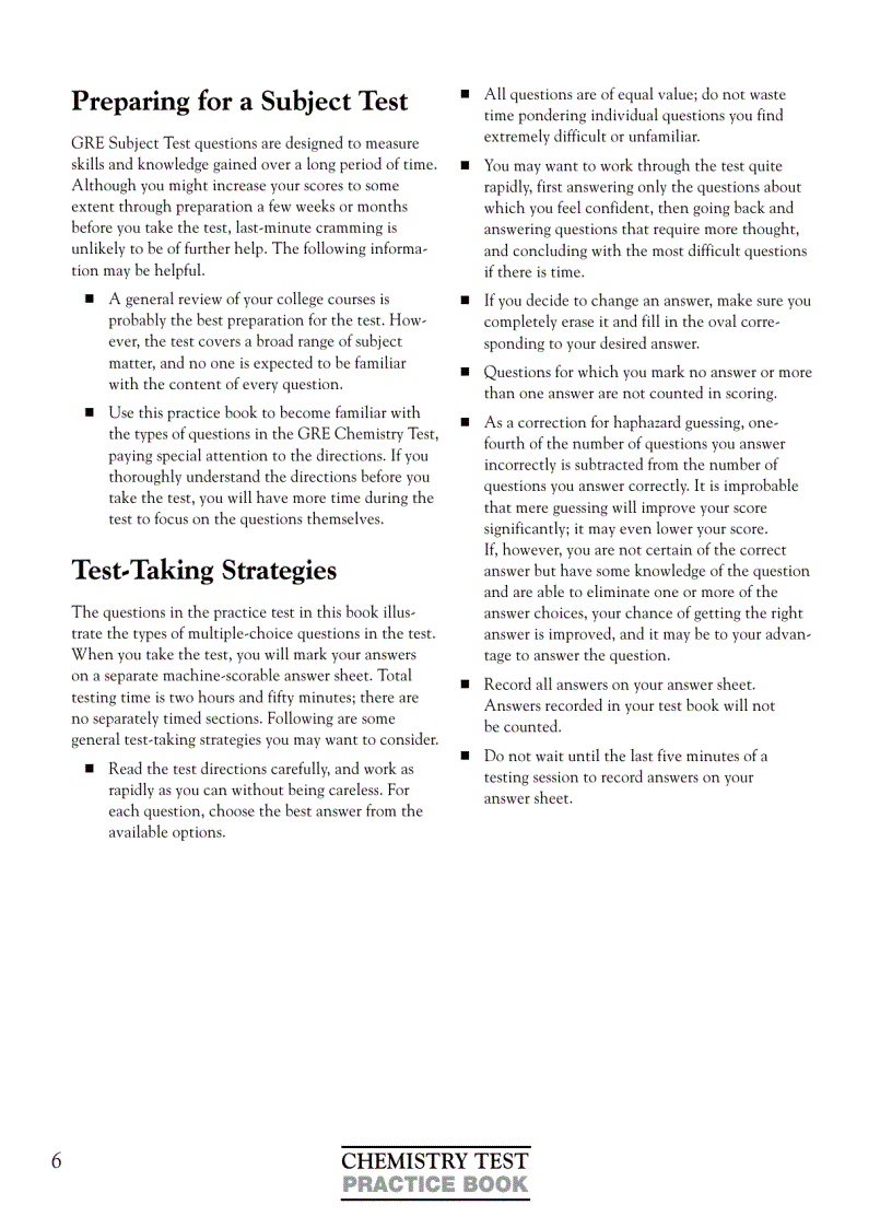 image for page Chemistry Test Practice Book Các bài test ngoại ngữ về hóa học