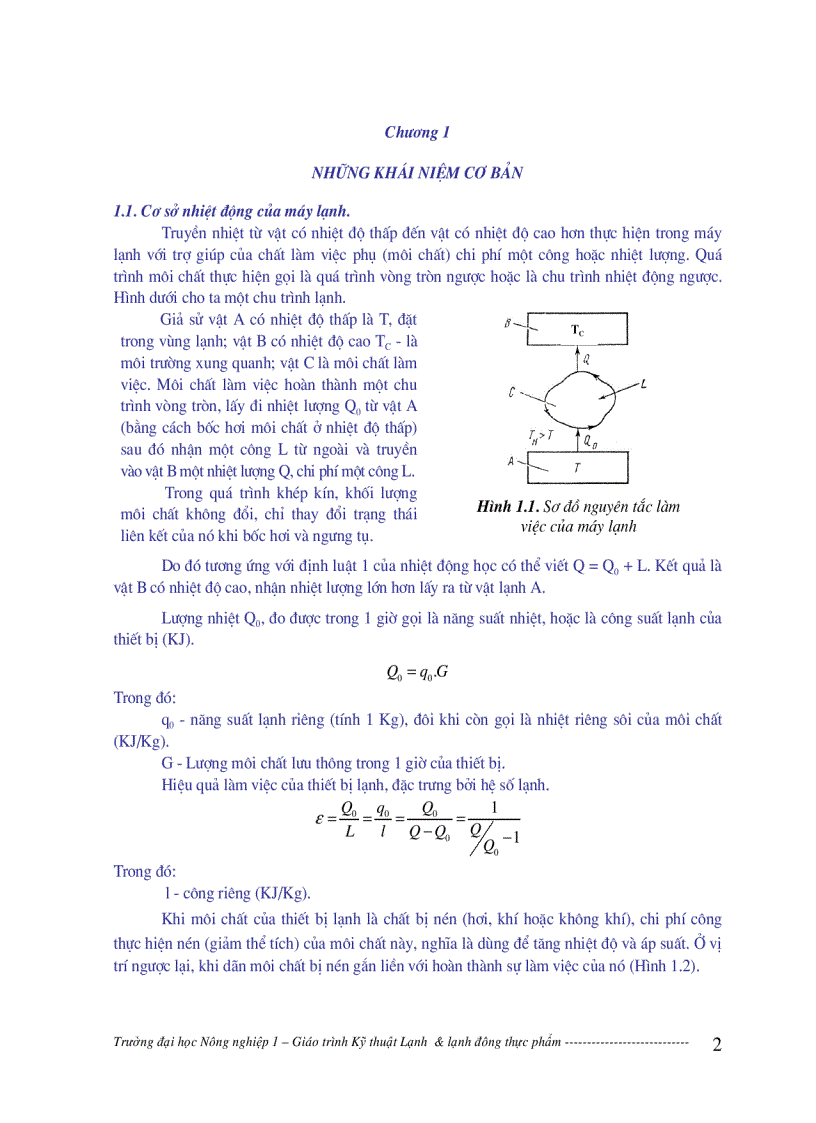 image for page Giáo trình kỹ thuật lạnh và lạnh đông thực phẩm