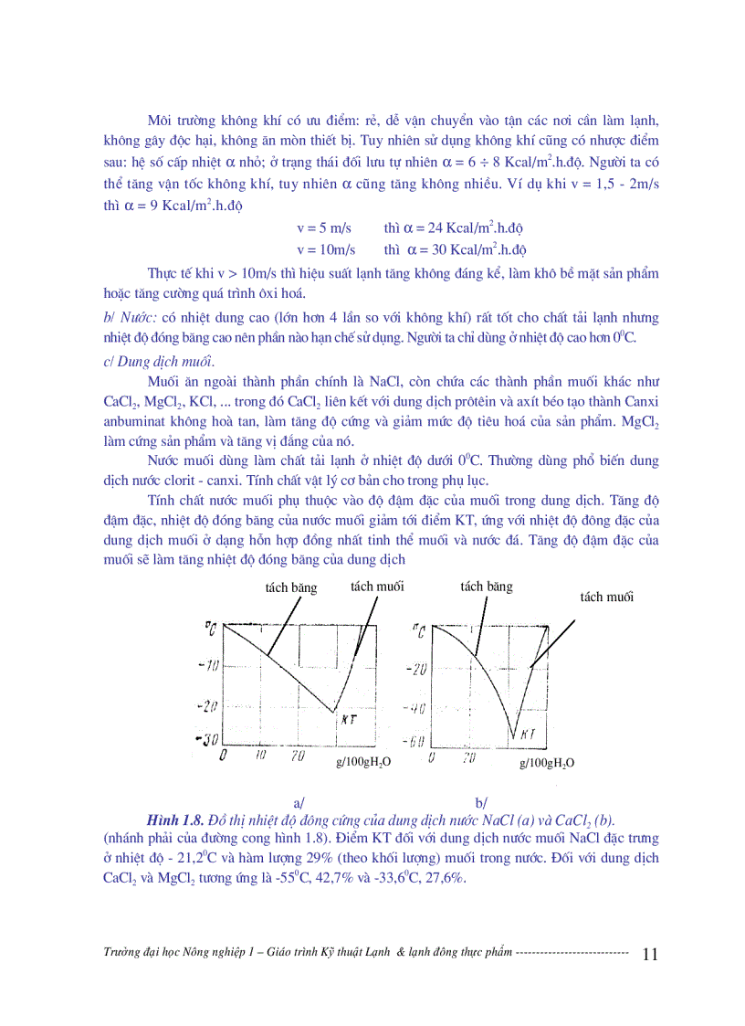 image for page Giáo trình kỹ thuật lạnh và lạnh đông thực phẩm