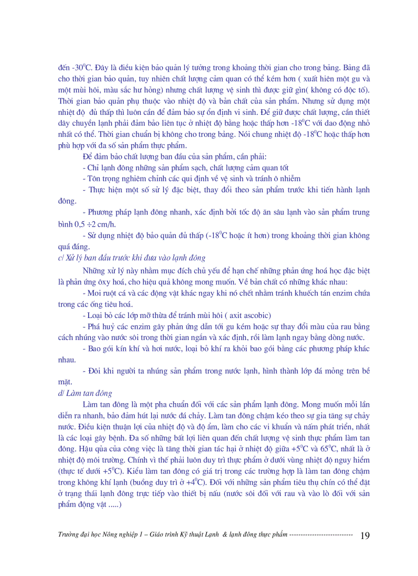 image for page Giáo trình kỹ thuật lạnh và lạnh đông thực phẩm