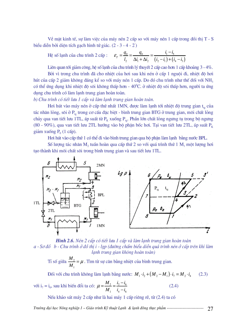 image for page Giáo trình kỹ thuật lạnh và lạnh đông thực phẩm