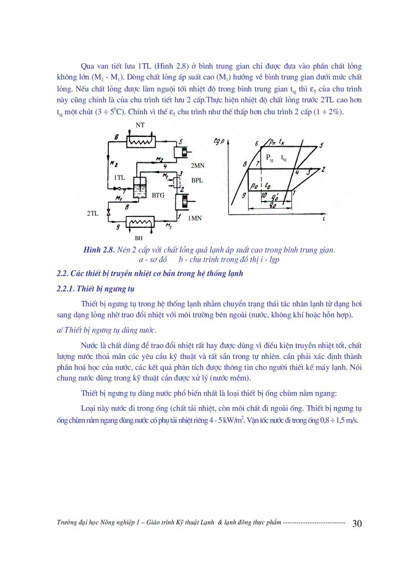 image for page Giáo trình kỹ thuật lạnh và lạnh đông thực phẩm