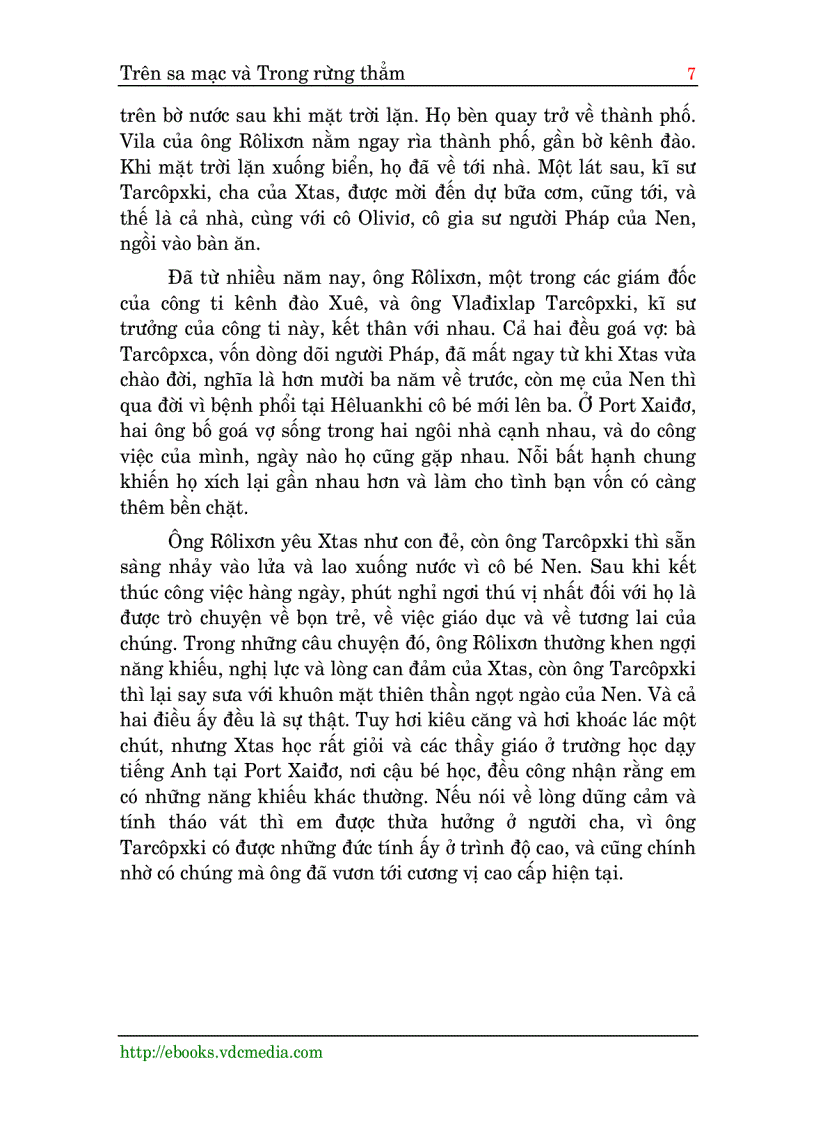 image for page Trên Sa Mạc và trong Rừng thẳm Henric