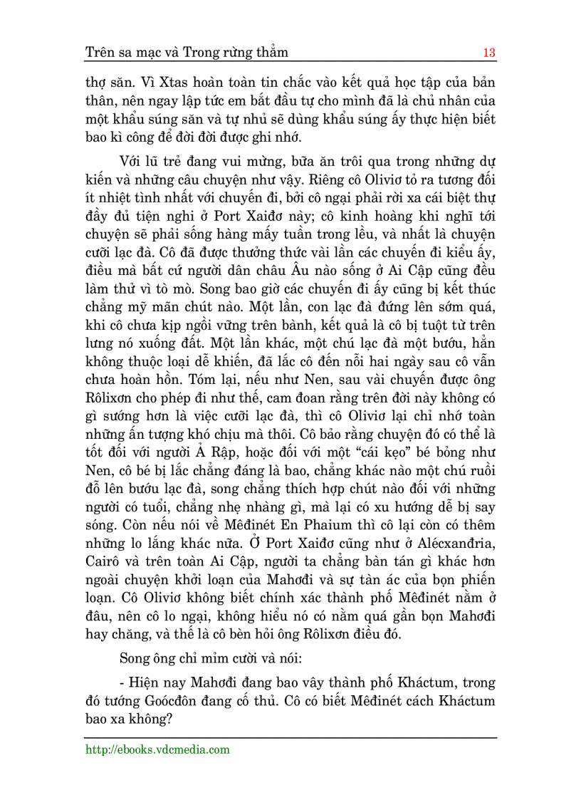 image for page Trên Sa Mạc và trong Rừng thẳm Henric