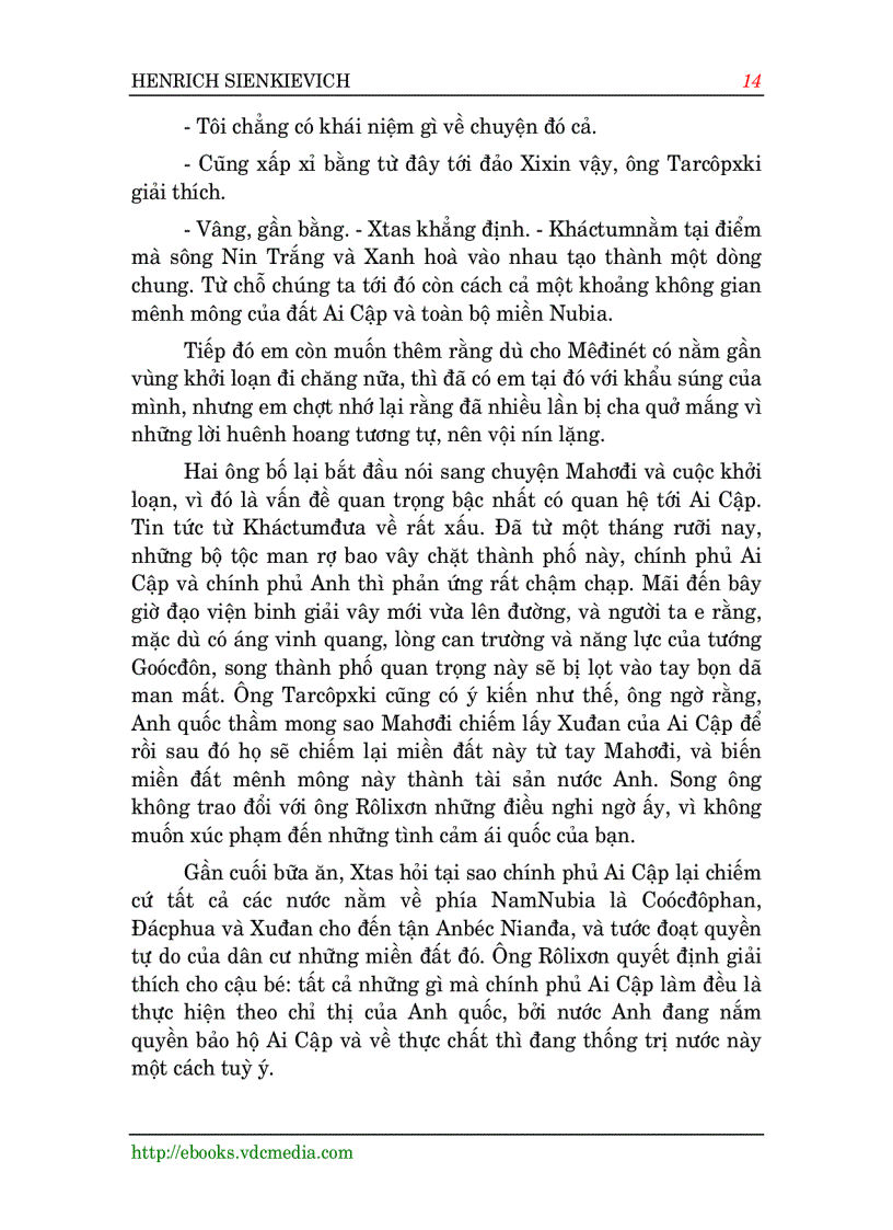 image for page Trên Sa Mạc và trong Rừng thẳm Henric