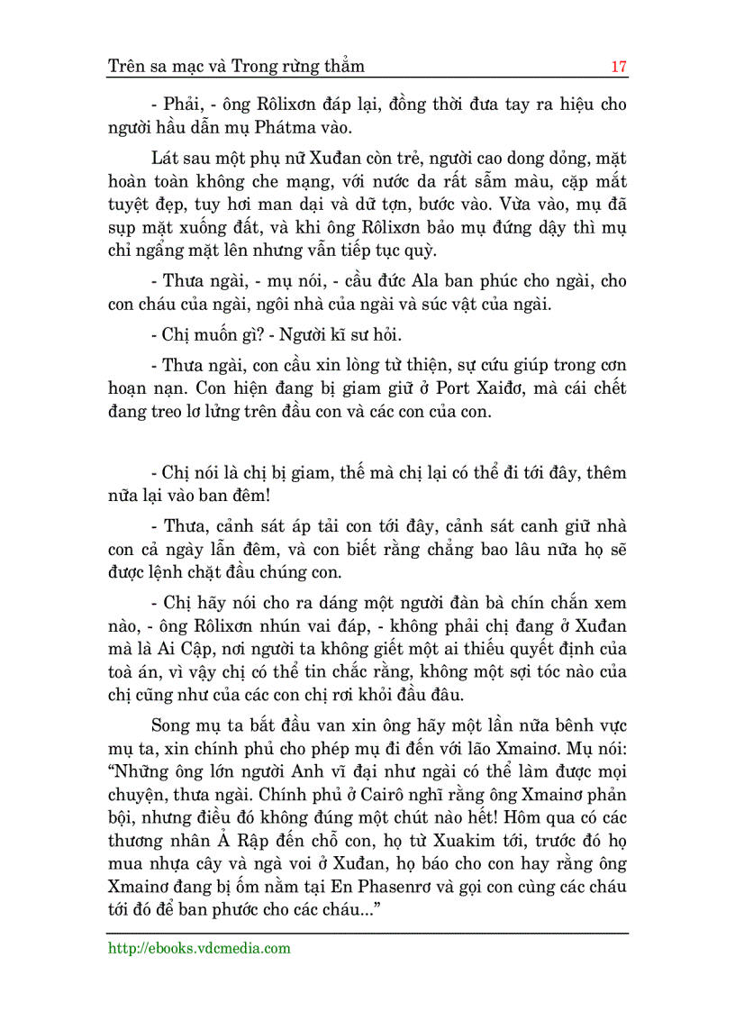 image for page Trên Sa Mạc và trong Rừng thẳm Henric