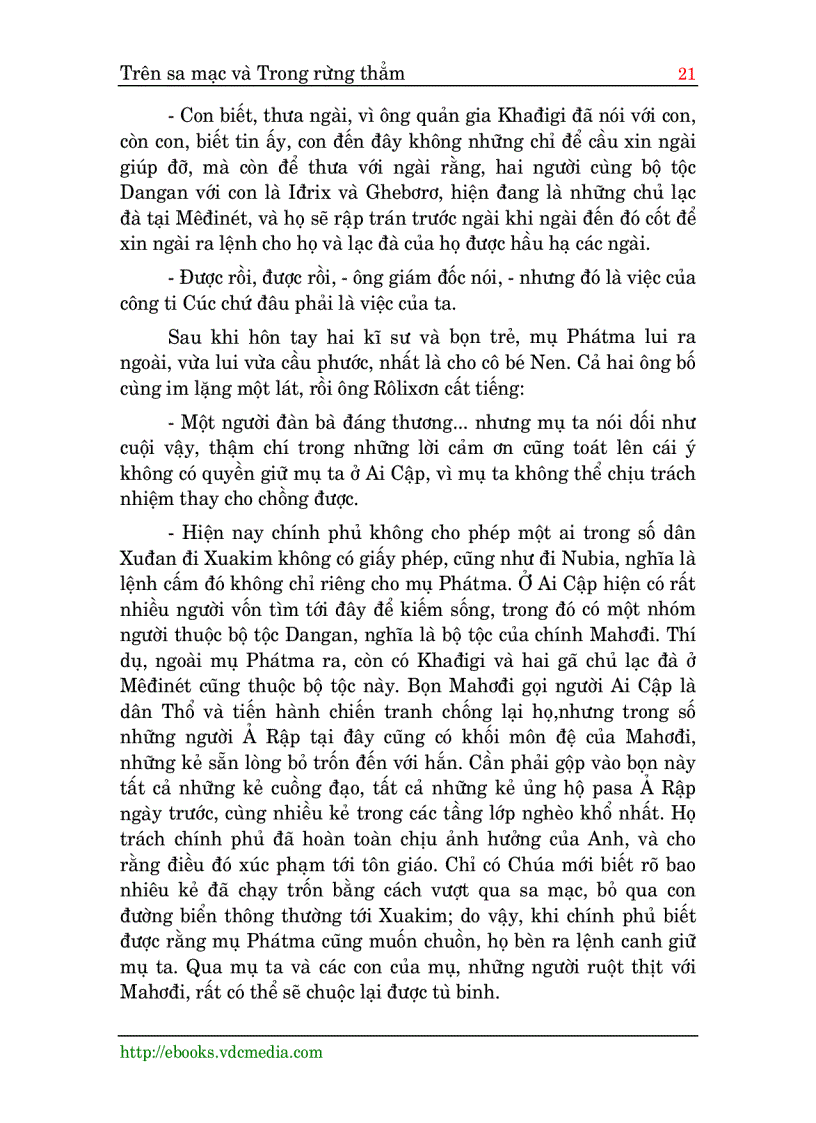 image for page Trên Sa Mạc và trong Rừng thẳm Henric