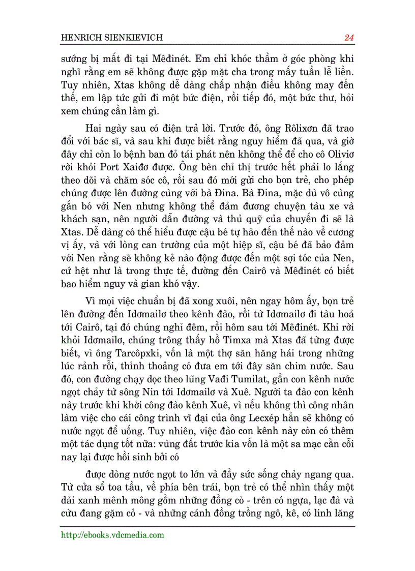 image for page Trên Sa Mạc và trong Rừng thẳm Henric