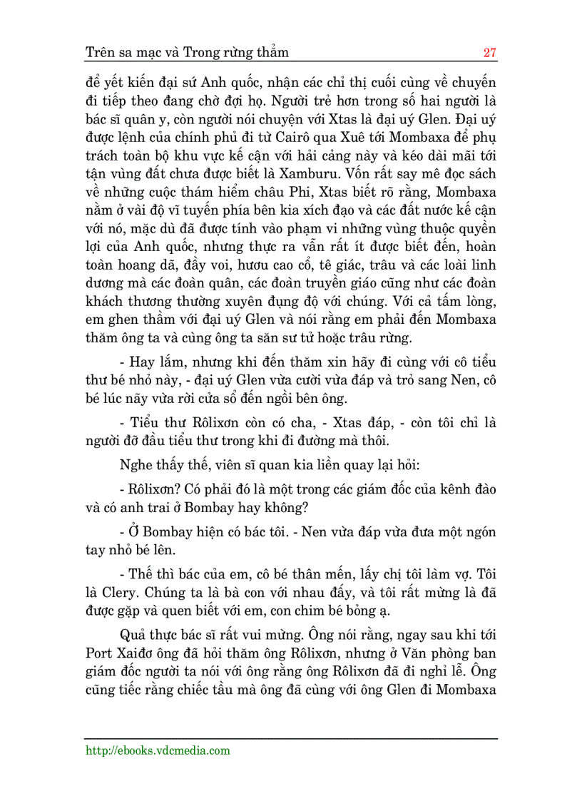 image for page Trên Sa Mạc và trong Rừng thẳm Henric