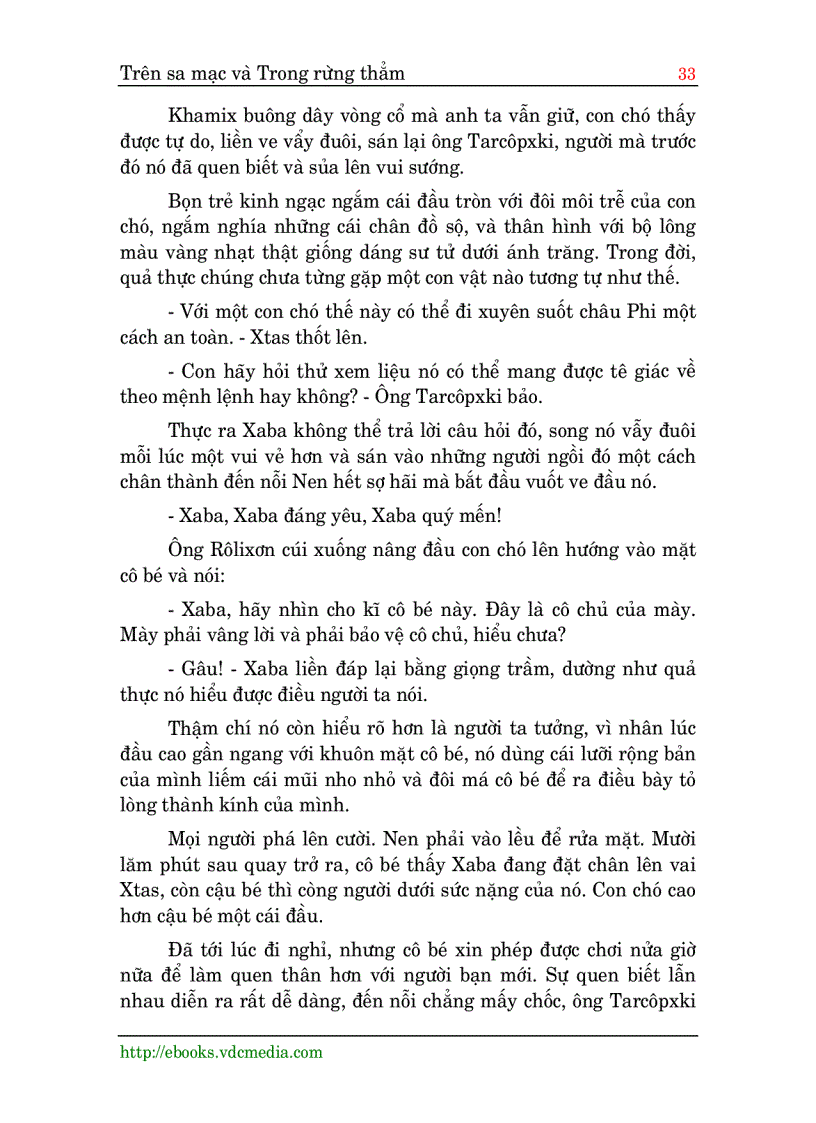 image for page Trên Sa Mạc và trong Rừng thẳm Henric