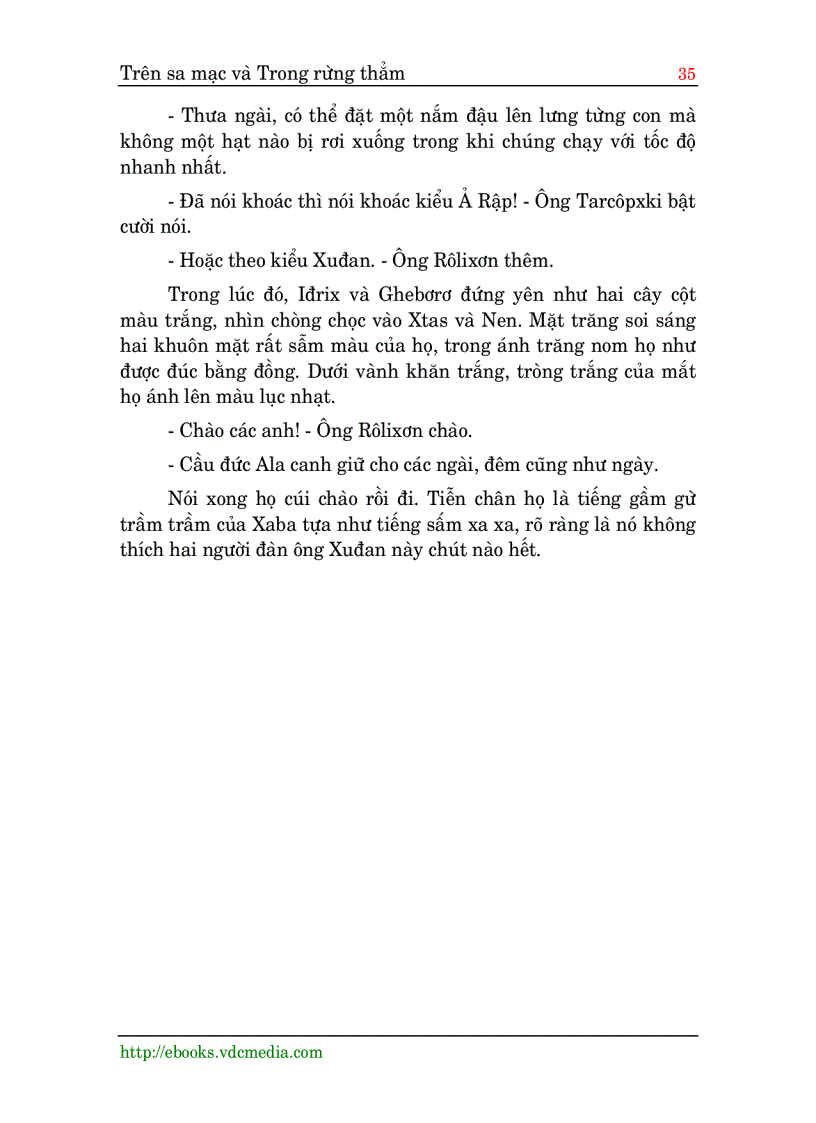 image for page Trên Sa Mạc và trong Rừng thẳm Henric