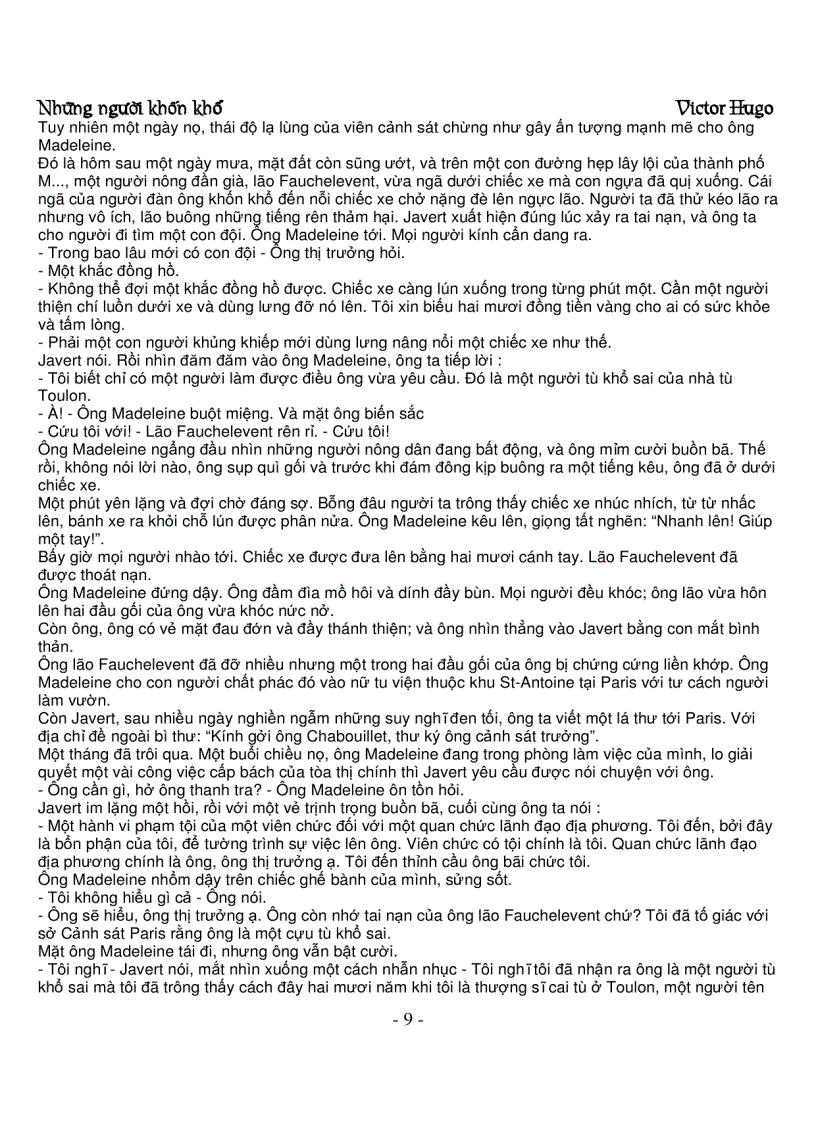 image for page Những người khốn khổ Victor Hugo
