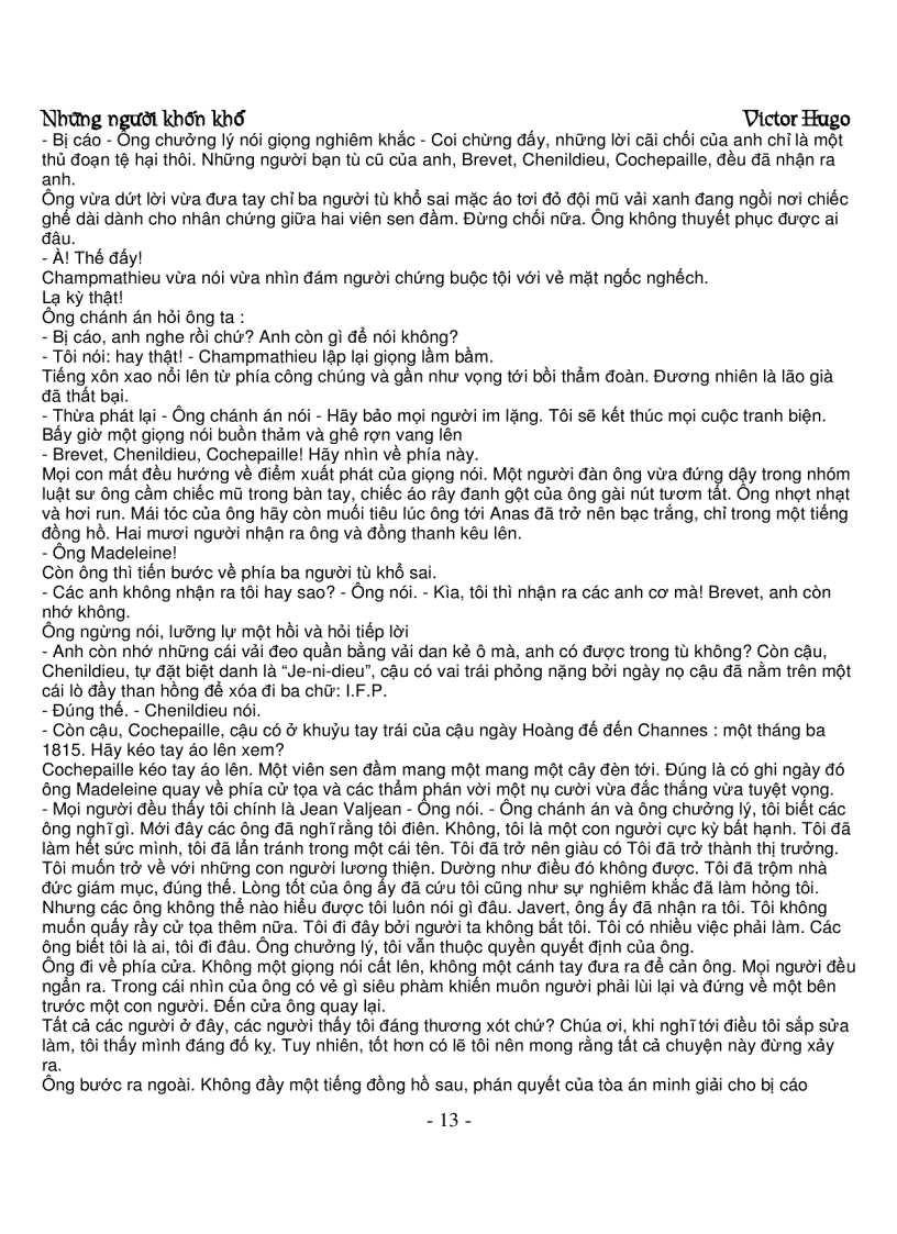 image for page Những người khốn khổ Victor Hugo