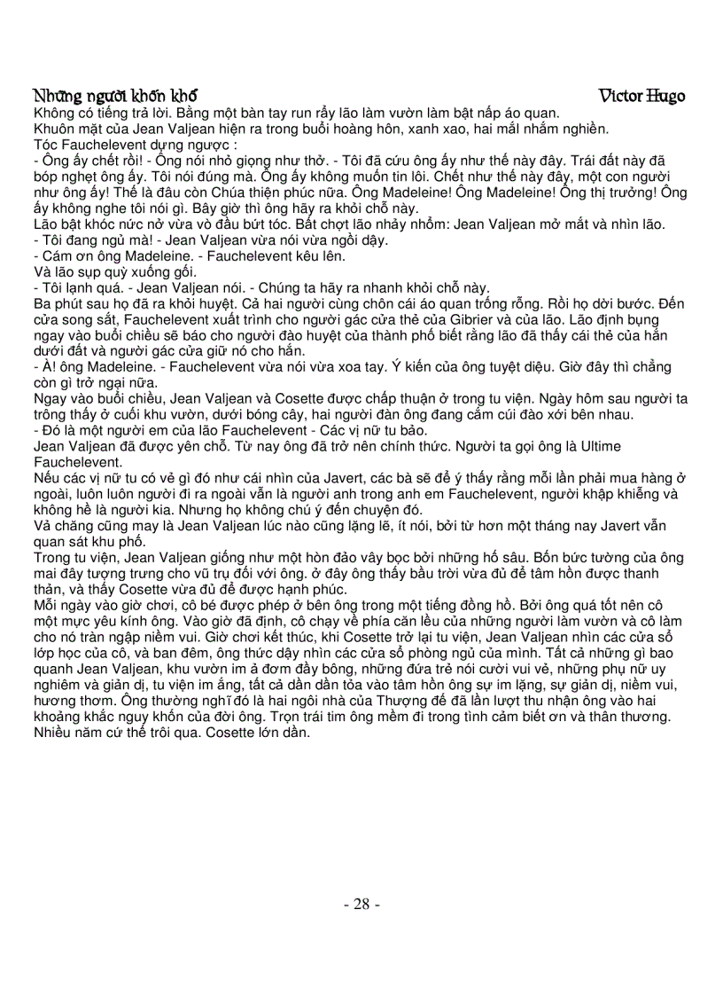image for page Những người khốn khổ Victor Hugo